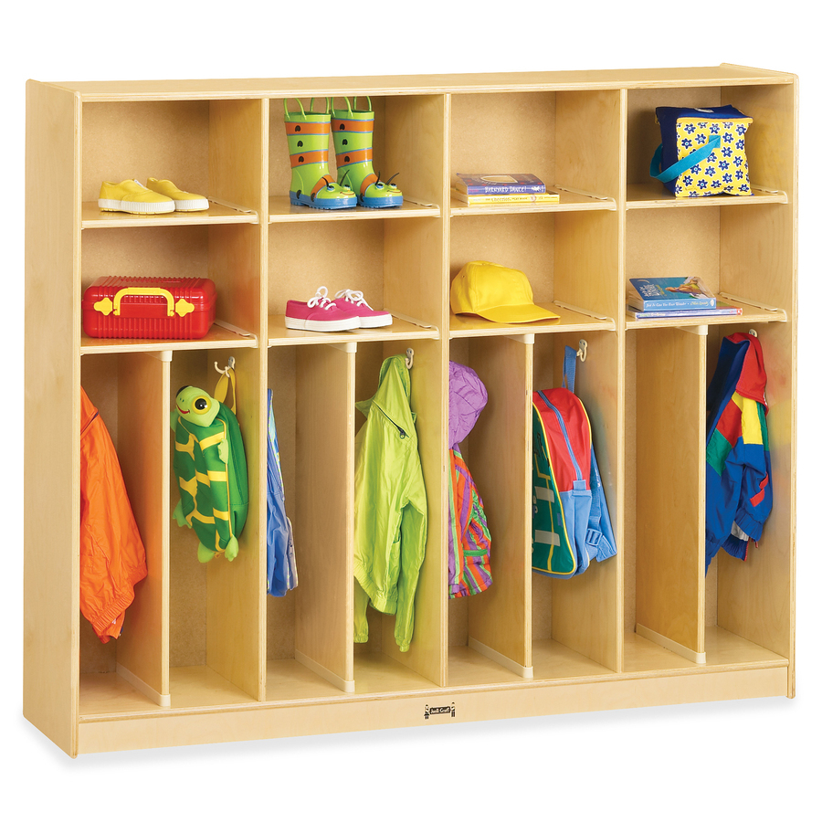 Jonti-Craft Rainbow Accents Large Neat-N-Trim Locker - Cubbies ... with regard to Jonti-Craft 2 Section Hanging Locker - Without Tubs