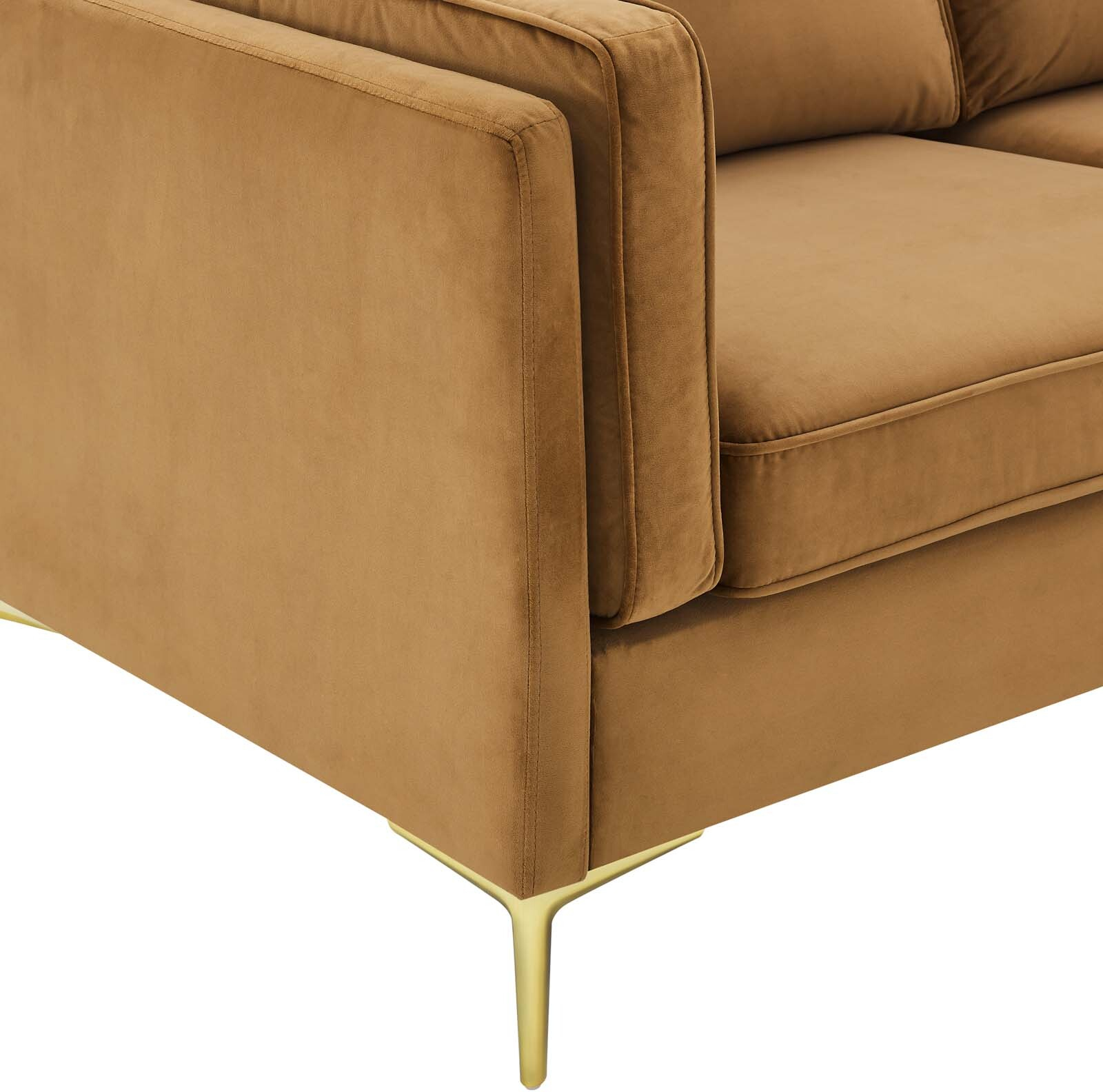 Transforming your space with the timeless appeal of cognac velvet furniture