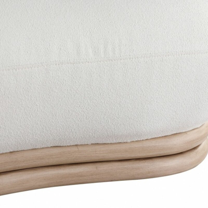 Kipton Boucle Fabric Sofa In Cream - Hyme Furniture with regard to Kipton Boucle Fabric Upholstered Sofa, Cream