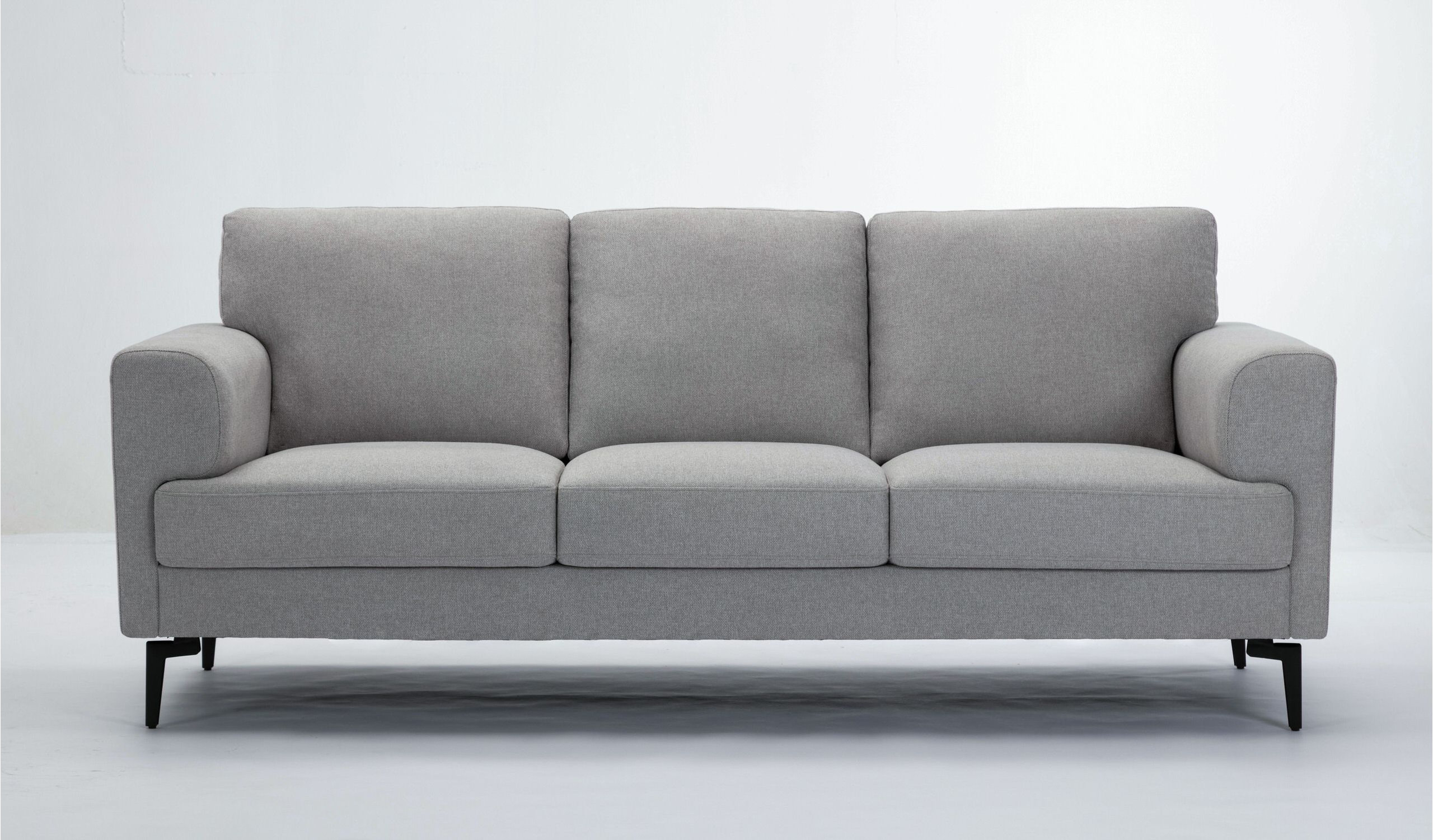 Kyrene Sofa, Light Gray Linen - Midcentury - Sofas - By Acme Furniture ... in Kyrene Sofa, Light Gray Linen