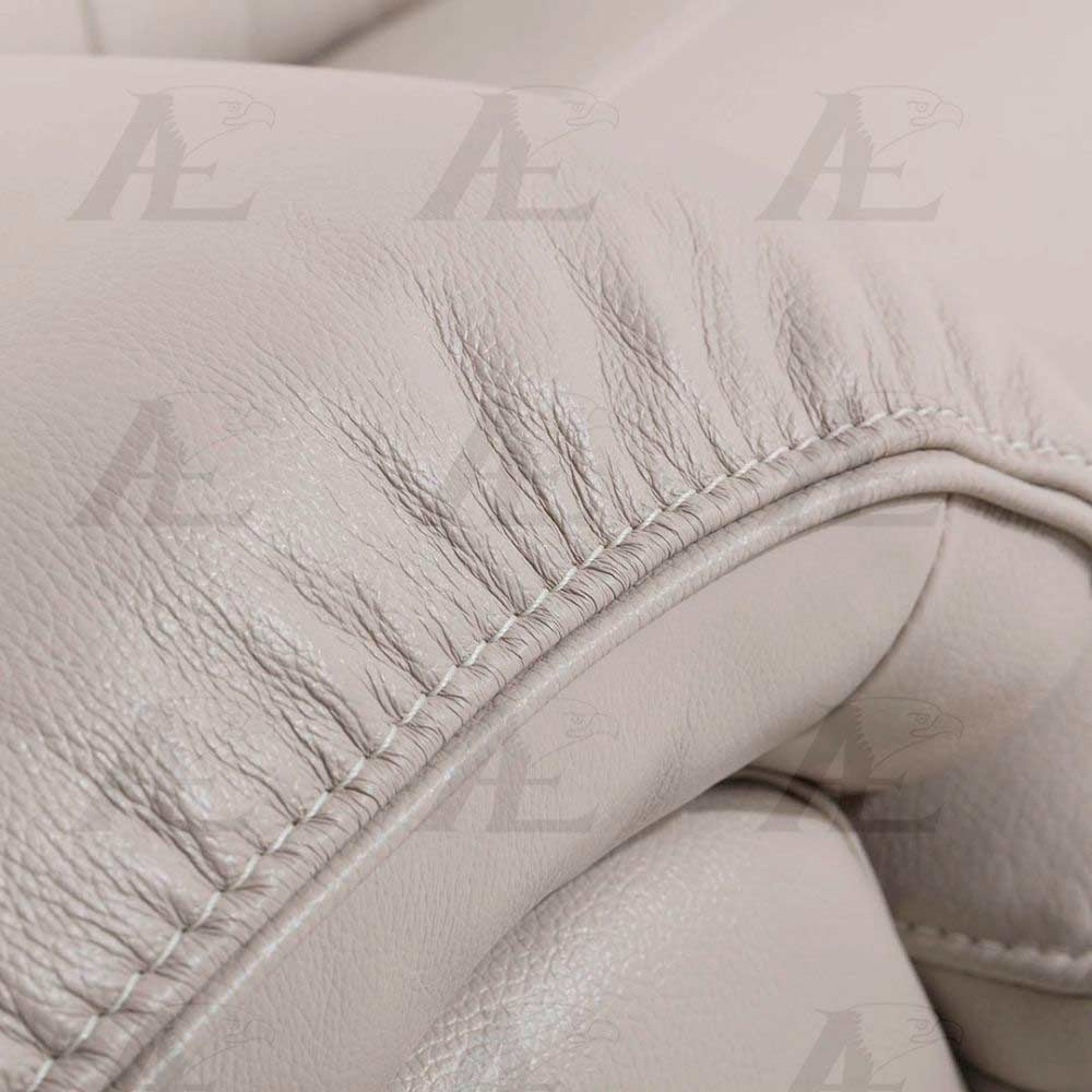 Light Gray Italian Leather Sofa Aek 72 | Leather Sofas in Understanding the Artistry Behind Milan's Contemporary Leather Sofa Design