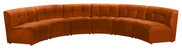 Limitless Modular Velvet 1-Piece Sectional, 6 Piece - Contemporary ... in Understanding the versatility of modular sectional designs