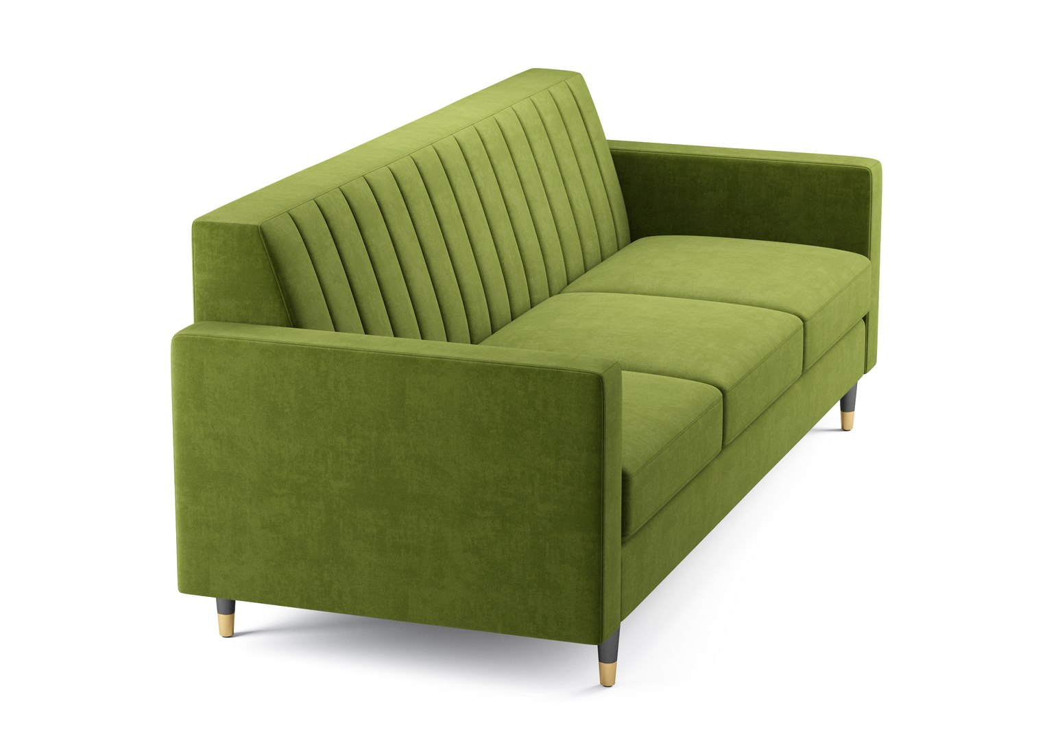 Lola Velvet Sofa Meridian Furniture 3D - Turbosquid 1937278 with regard to Lola Velvet Upholstered Sofa, Olive
