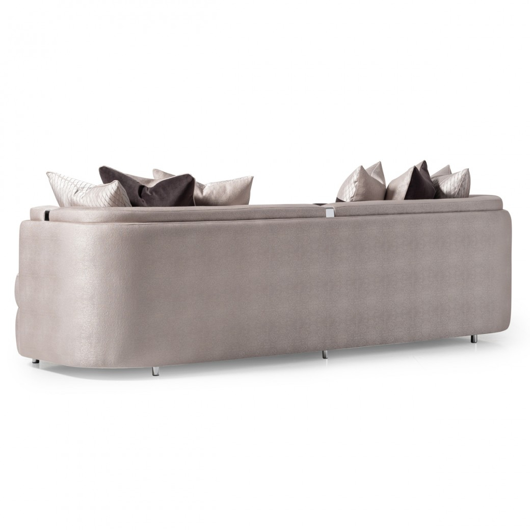 Mansion Sofa Carmela Zinc Silver Collection By Michael Amini.lfr ... in Carmela Sofa Zinc/Silver