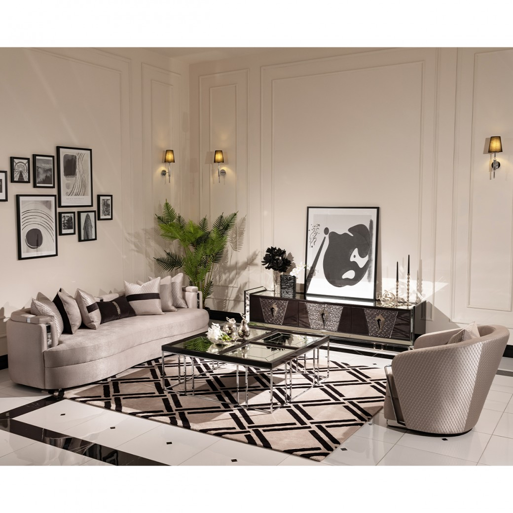 Mansion Sofa Carmela Zinc Silver Collection By Michael Amini.lfr ... throughout Understanding the Benefits of Carmela Sofa Zinc Silver in Contemporary Living Spaces