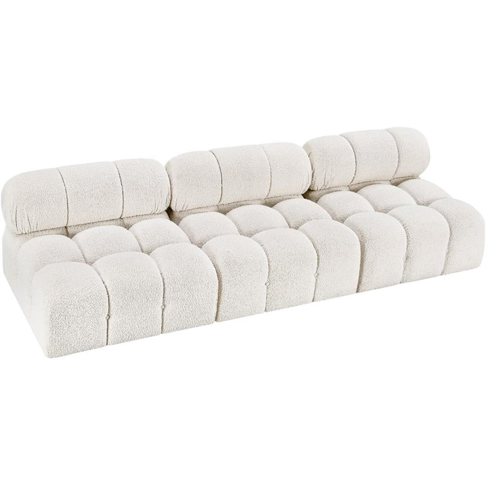 Meridian Furniture Ames Cream Boucle Fabric Modular Sofa — Planner 5D regarding Understanding the Versatility of Modular Seating Systems