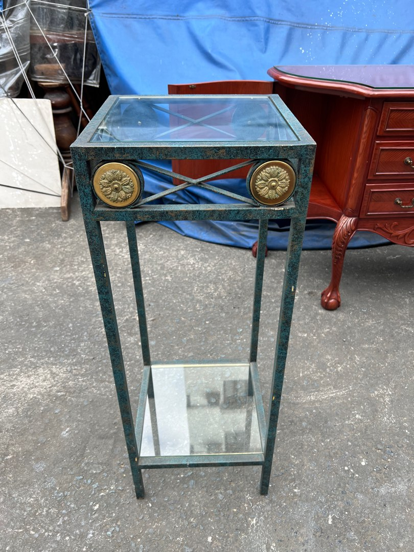Metal Pedestal/Plant Stand, Furniture & Home Living, Furniture, Other ... throughout Understanding the Artistry Behind Butler Deidre Glass Collections