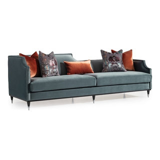 The Cultural Heritage Behind La Francaise Velvet Mansion Sofa Azure Black