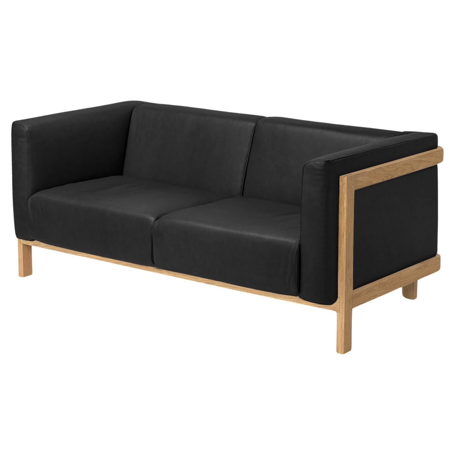 Minimalist Two Seater Sofa Ash - Leather Upholstered For Sale At ... pertaining to Exploring the Versatility of Log Color Furniture in Modern Interior Design