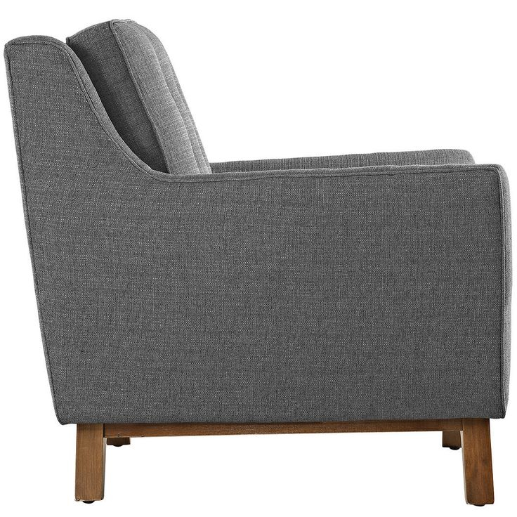 Modway Beguile Gray Loveseat Eei-1799-Dor | Grey Fabric Sofa ... with regard to How to Choose the Perfect Gray Beguile Upholstered Fabric Sofa for Your Home