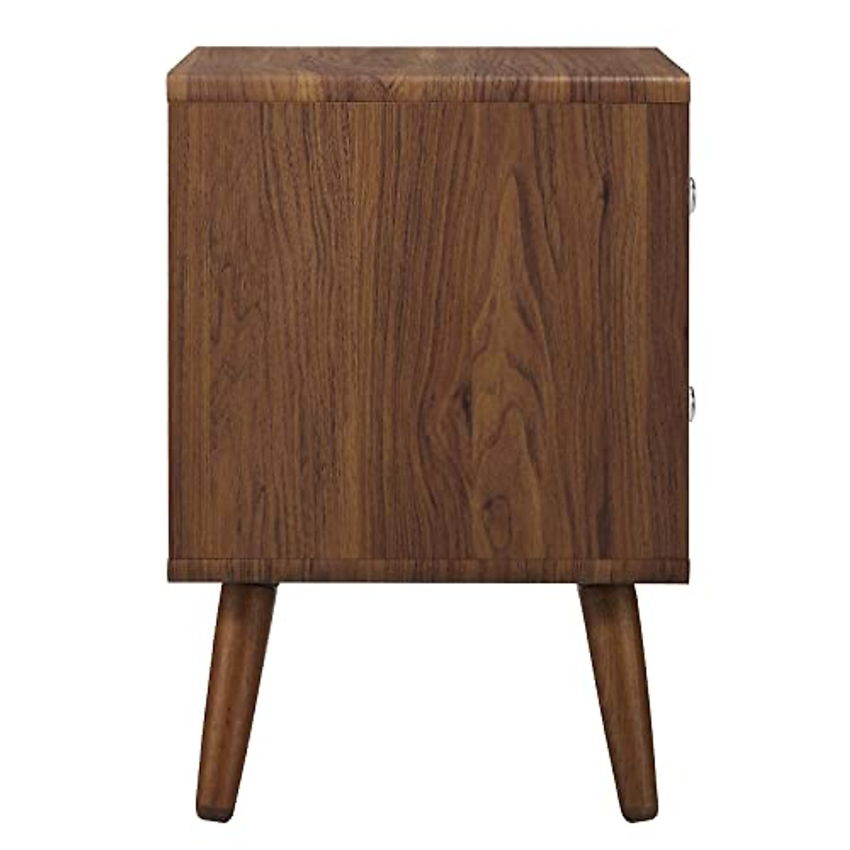 Modway Transmit Mid-Century 2-Drawer Nightstand throughout Understanding the versatility of wall-mounted nightstands in modern bedroom design