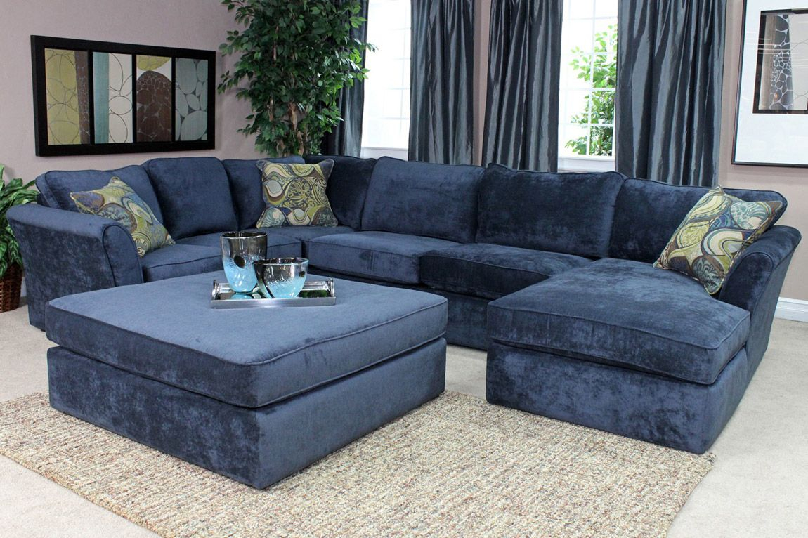 Navy Blue Sectional Living Room At Marla Chowdhury Blog with How a Navy 3-Seater Transitional Sofa Transforms Living Room Spaces