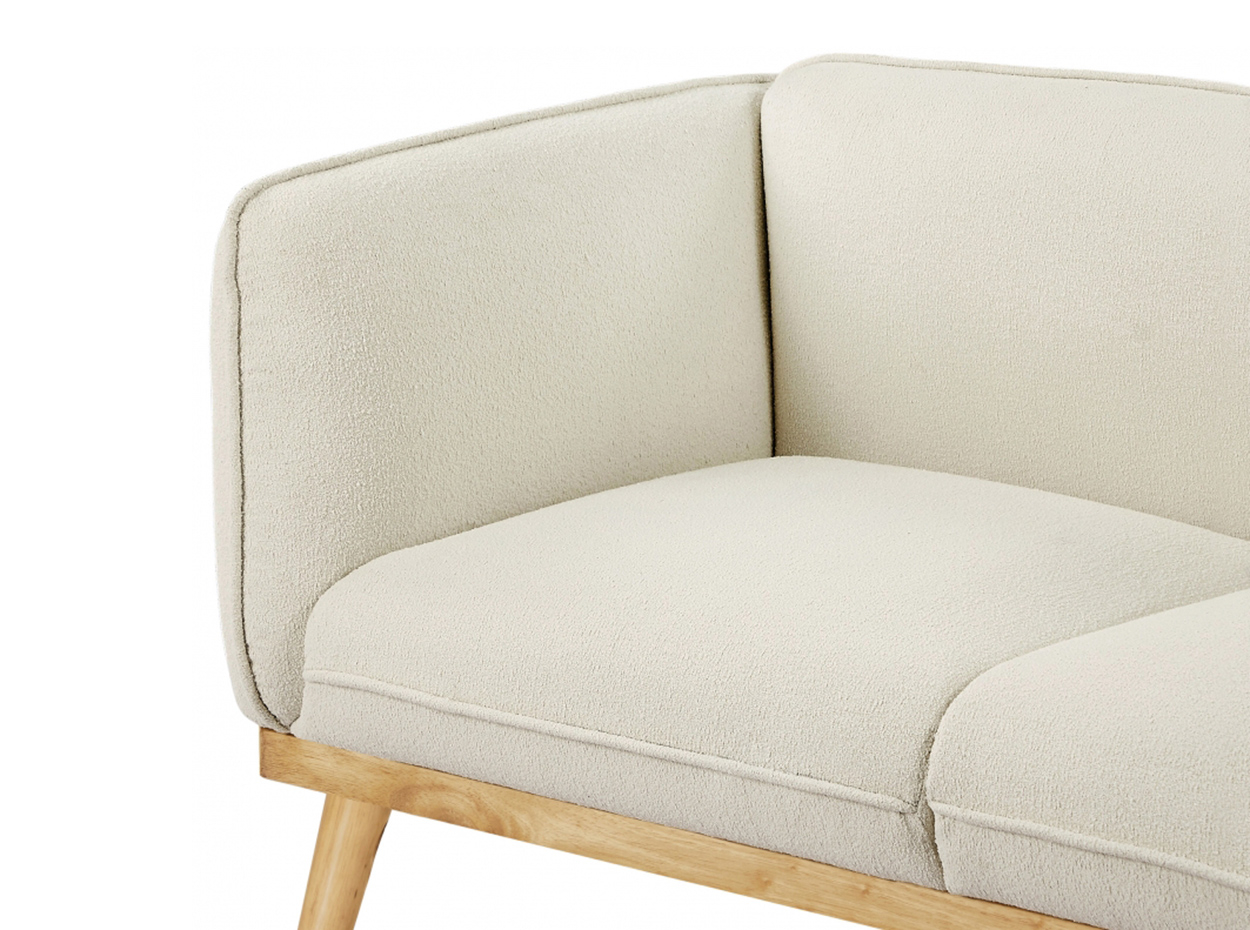Nolita Boucle Fabric Sofa By Meridian - Mig Furniture with regard to Understanding the Appeal of Cream Nolita Boucle Fabric Sofas in Modern Interiors