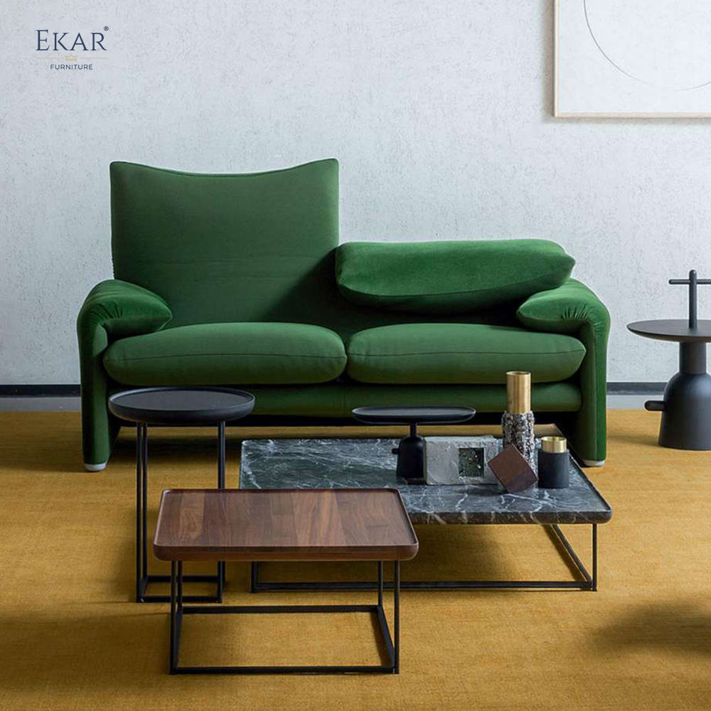 North American Black Walnut Solid Wood Sofa for Mastering the Balance Between Form and Function in Solid Wood Sofas