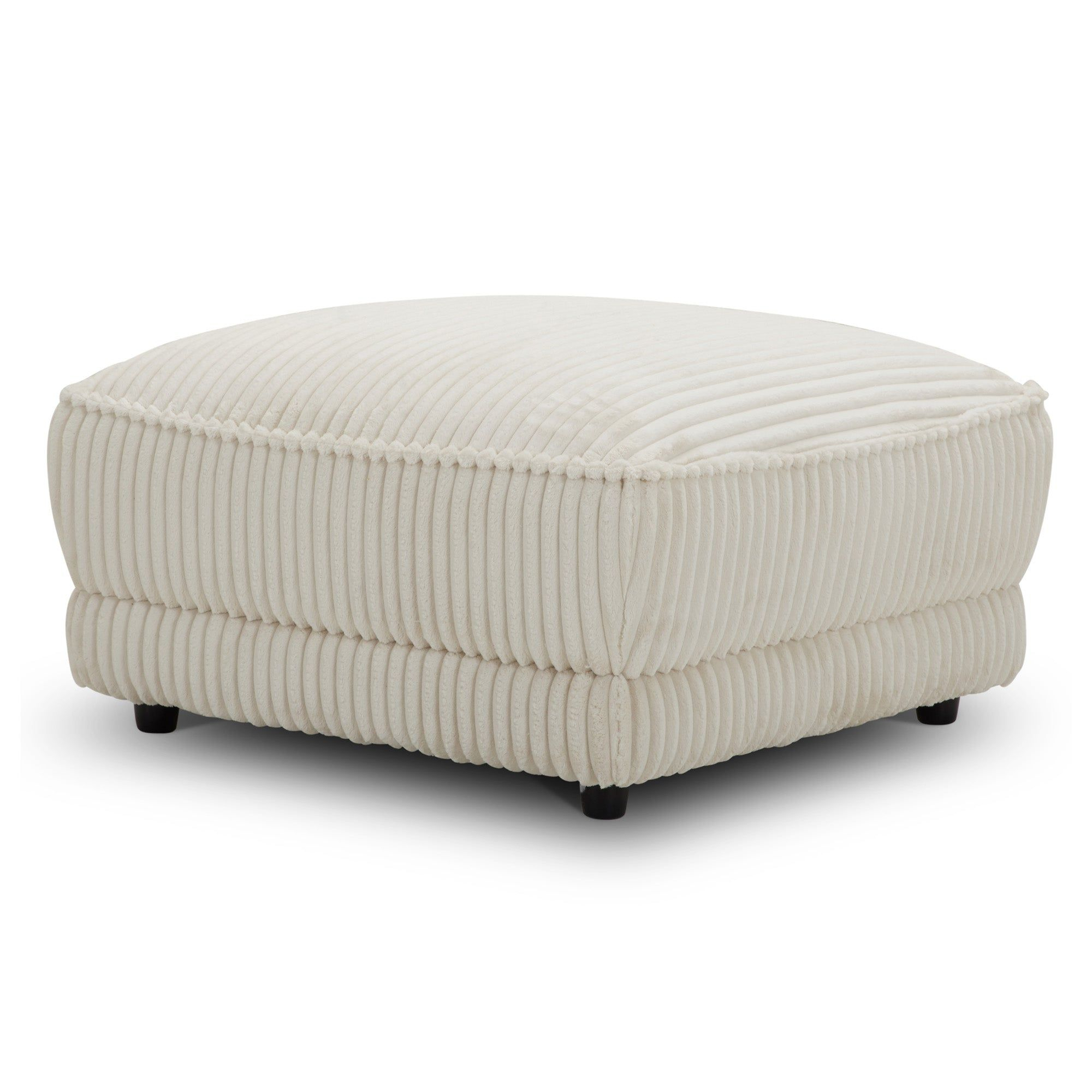 Parker Living Utopia - Mega Ivory Ottoman With Casters | Chair And ... with Maximizing Comfort Through Strategic Sofa Selection