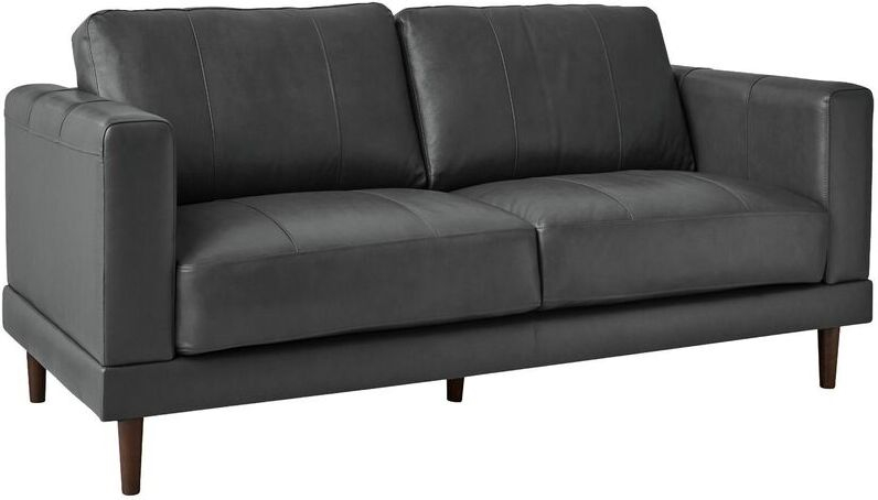 Picket House Furnishings Hanson Loveseat In Fiero Charcoal | 1Stopbedrooms pertaining to Picket House Hanson Sofa, Fiero Charcoal