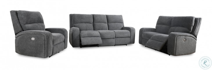 Polaris Bizmark Gray Power Reclining Sofa From Parker Living | Coleman ... with regard to Parker Living Polaris Bizmark Grey Power Sofa