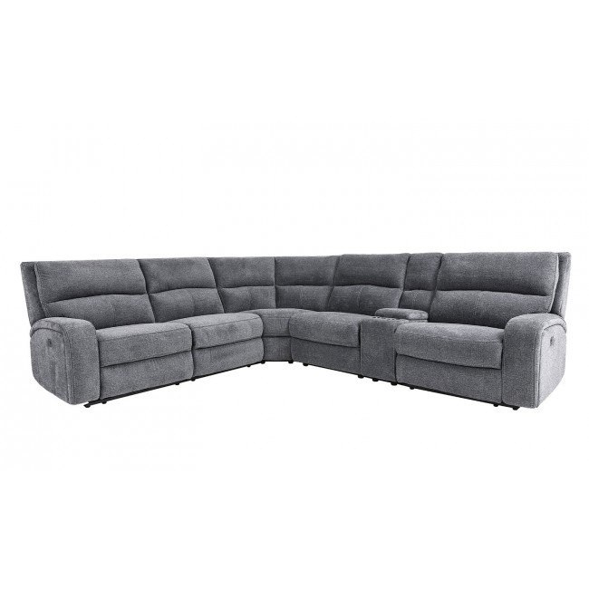 Polaris Modular Power Reclining Sectional (Bizmark Grey) By Parker ... for The Evolution of Contemporary Sofa Design Through Parker Living Innovations