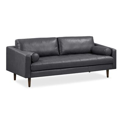 Poly & Bark Napa 88.5'' Full-Grain Genuine Italian Leather Sofa ... with How Traditional Italian Techniques Shape Modern Sofa Aesthetics