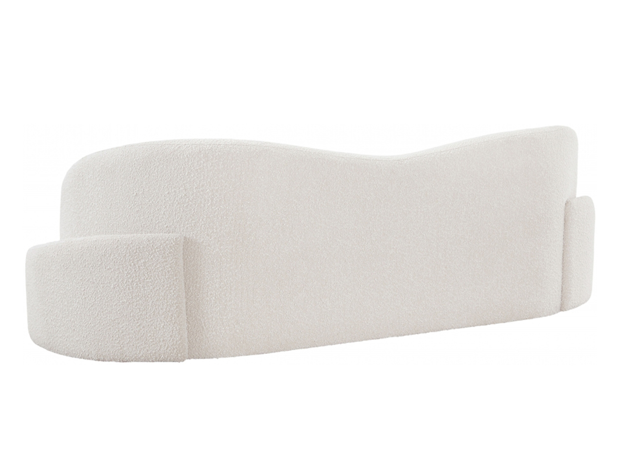 Principessa Boucle Fabric Sofa By Meridian - Mig Furniture intended for The Psychology of Color Choosing Cream Upholstery for Home Comfort