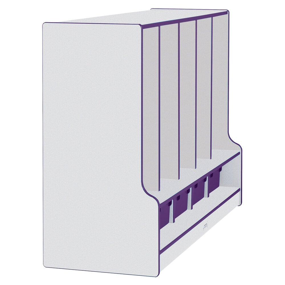Rainbow Accents 6685Jcww004 48" X 17 1/2" X 35" Toddler-Height 5 ... regarding Rainbow Accents Toddler 5 Section Coat Locker With Step - Without Trays - Navy