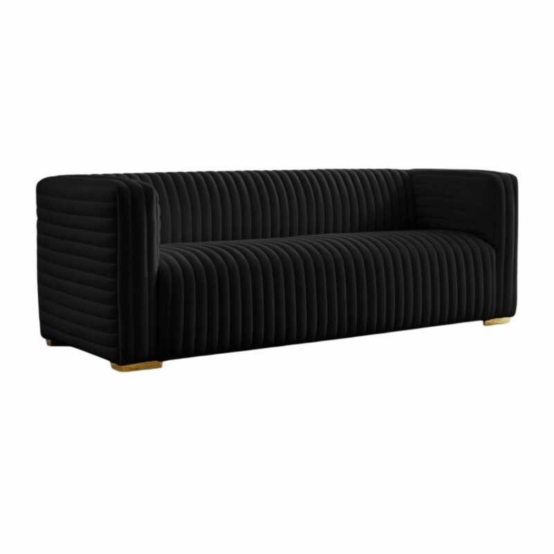 Exploring the craftsmanship behind black upholstered furniture pieces