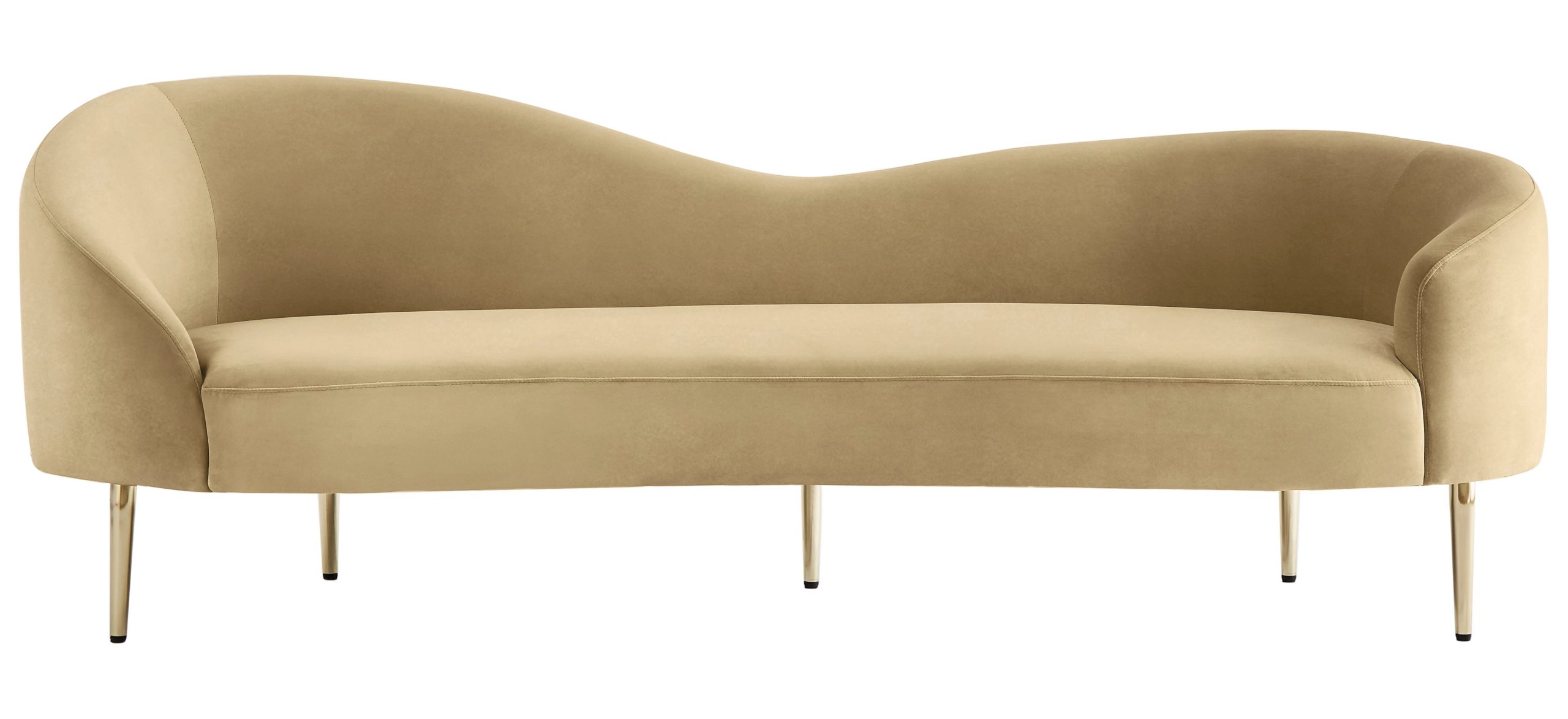 Ritz Velvet Sofa By Raymour & Flanigan · Onton — Planner 5D in Ritz Velvet Upholstered Sofa, Cream