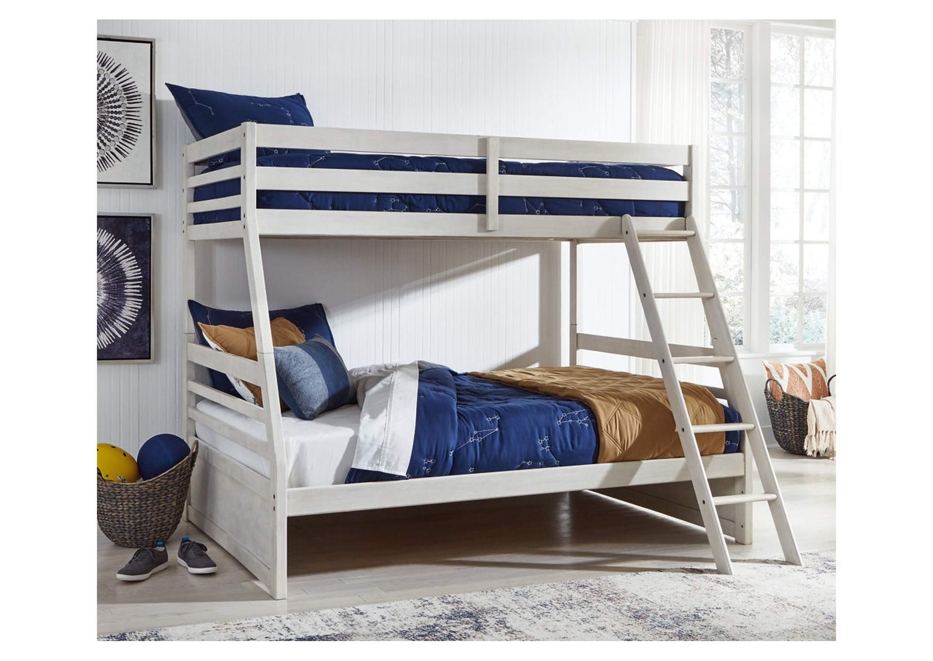 Robbinsdale Twin Over Full Bunk Bed with Ashton Complete Twin Over Full Bunk Bed