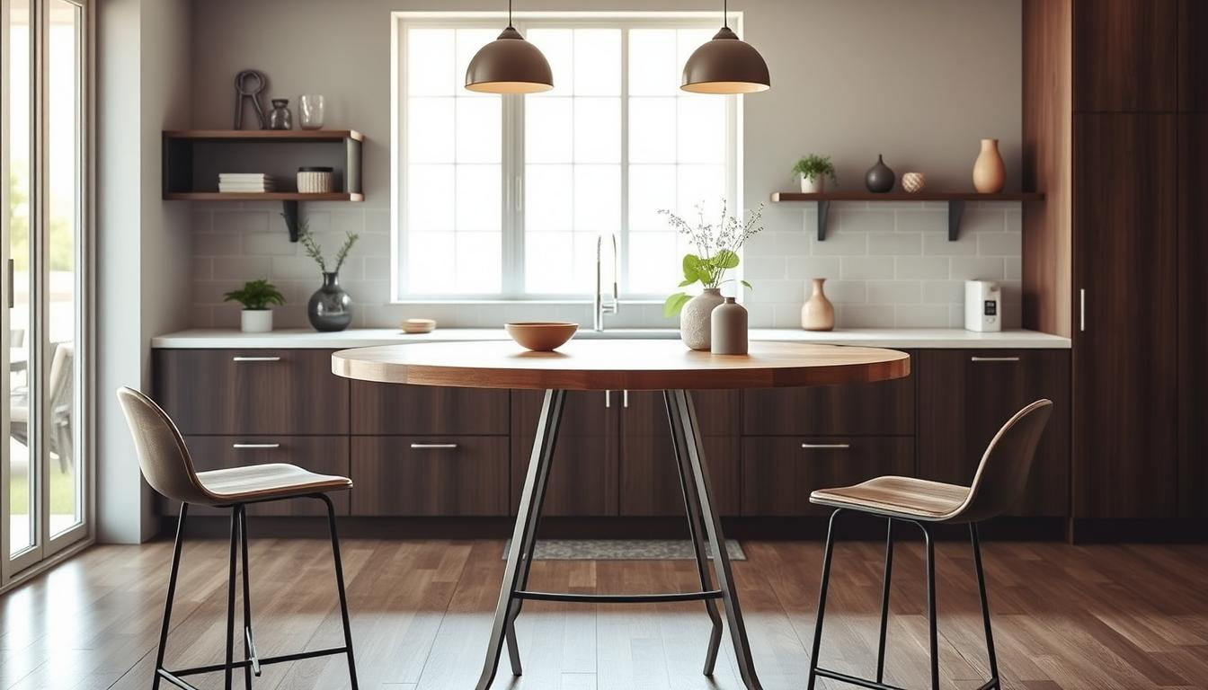 Round Counter Height Table: How To Design Your Space with Design principles of the Eden round counter height table