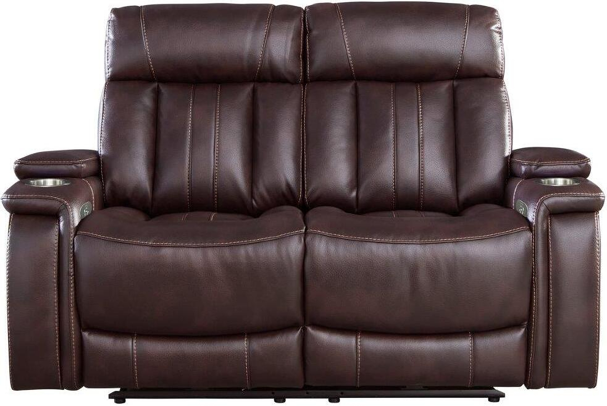 Royce Fantom Brown Power Reclining Living Room Set With Drop Down ... for Understanding the Parker Living Royce Power Drop Down Console Sofa in Fantom Brown