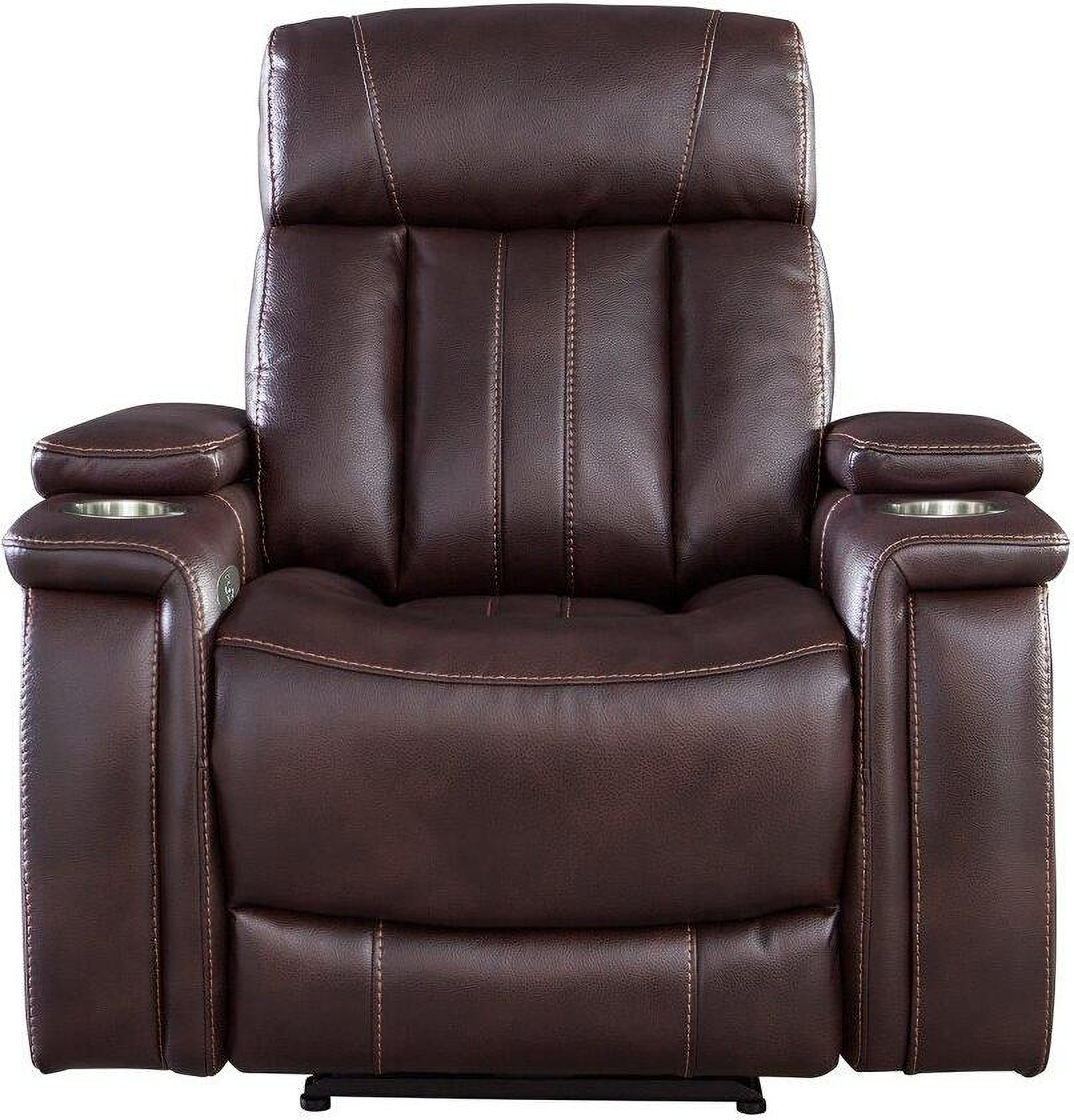Royce Fantom Brown Power Reclining Living Room Set With Drop Down ... in Understanding the Parker Living Royce Power Drop Down Console Sofa in Fantom Brown