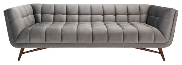 Safavieh Couture Onyx Mid-Century Tufted Sofa Dark Grey, #N/A ... inside Safavieh Couture Onyx Mid-Century Tufted Sofa Dark Grey