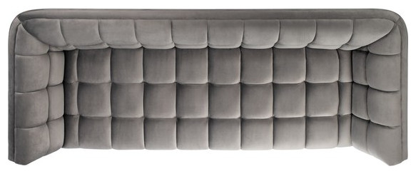 Safavieh Couture Onyx Mid-Century Tufted Sofa Dark Grey, #N/A ... within Safavieh Couture Camila Sectional, Dark Grey