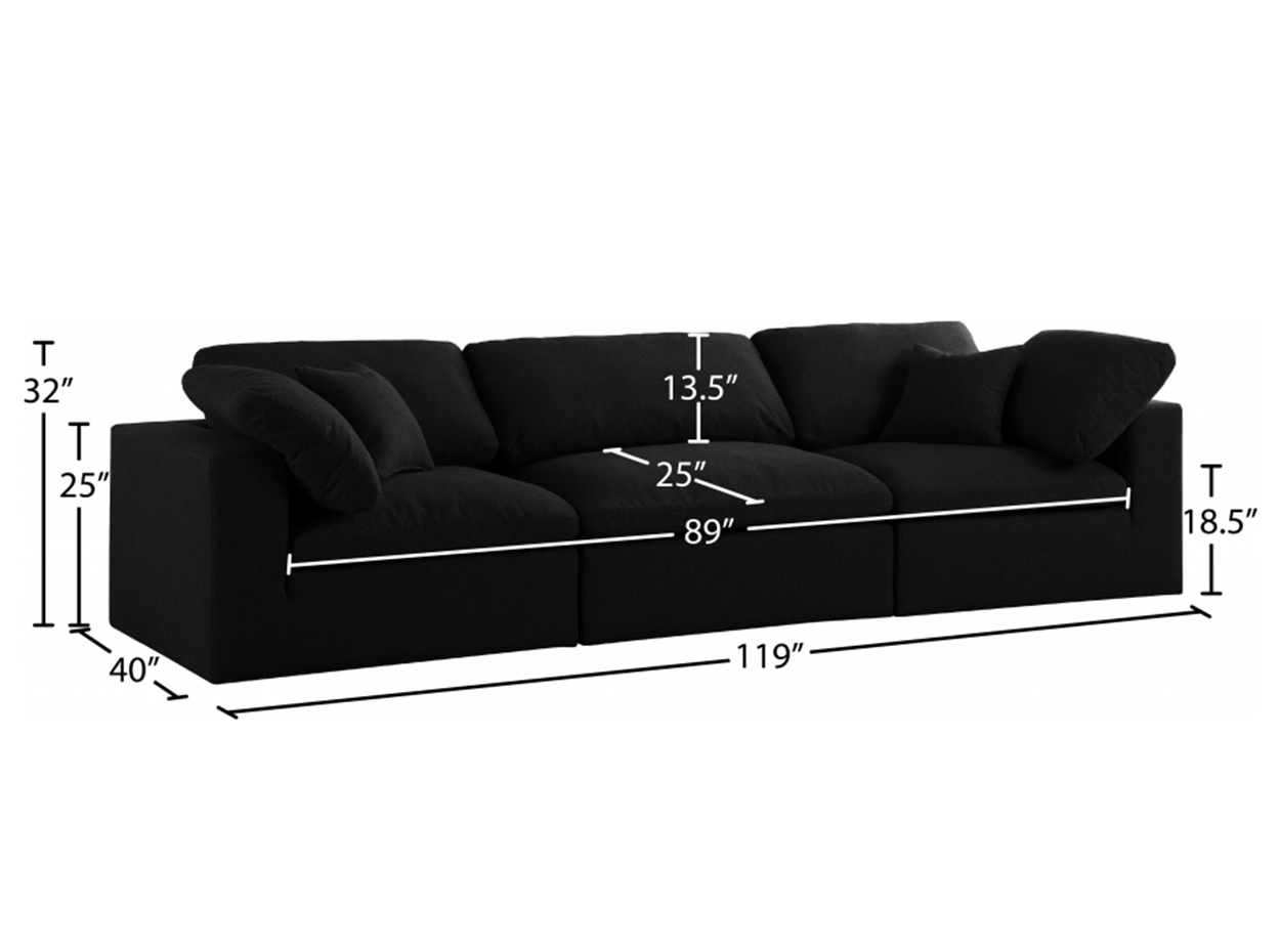 Serene Linen Textured Fabric Deluxe Comfort Modular Sofa By Meridian ... intended for Understanding the craftsmanship behind textured fabric modular sofa design