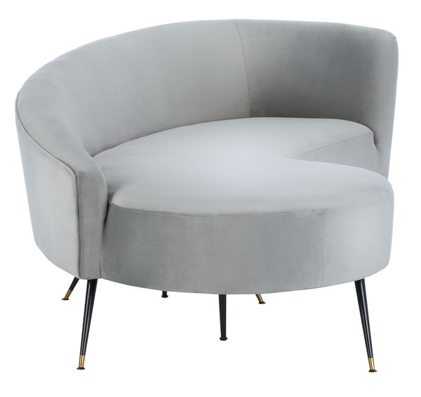 Sfv2101E - Safavieh in Safavieh Couture Evangeline Parisian Sofa, Grey
