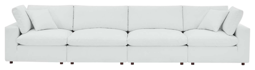 Sofa, Faux Vegan Leather, Gray, Modern, Living Lounge Hotel Hospitality ... with regard to Sofa, Faux Vegan Leather, Gray, Modern, Living Lounge Hotel Hospitality
