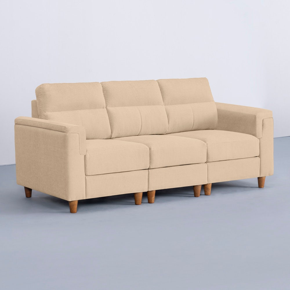 Sofa Play - 3 Seater - Premium Sofa - Blazing Beige in Understanding the craftsmanship behind Roy I 84 Upholstered Sofa designs
