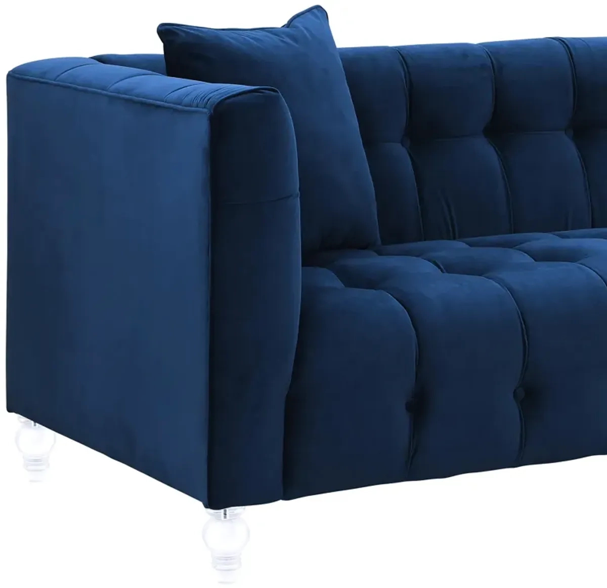 Sofas & Couches For Living Room | Furniture.com regarding Bea Navy Velvet Sofa