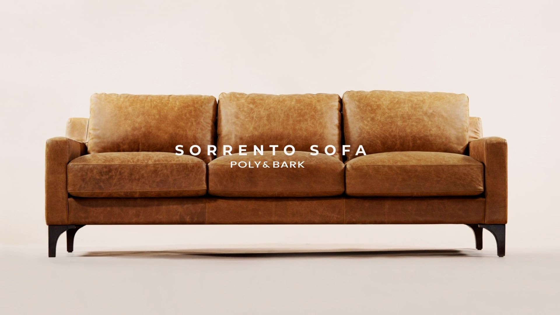 Sorrento Leather Sofa From Poly & Bark | Leather Couches Living Room ... for How to Maintain Your Poly and Bark Sorrento Sofa for Longevity