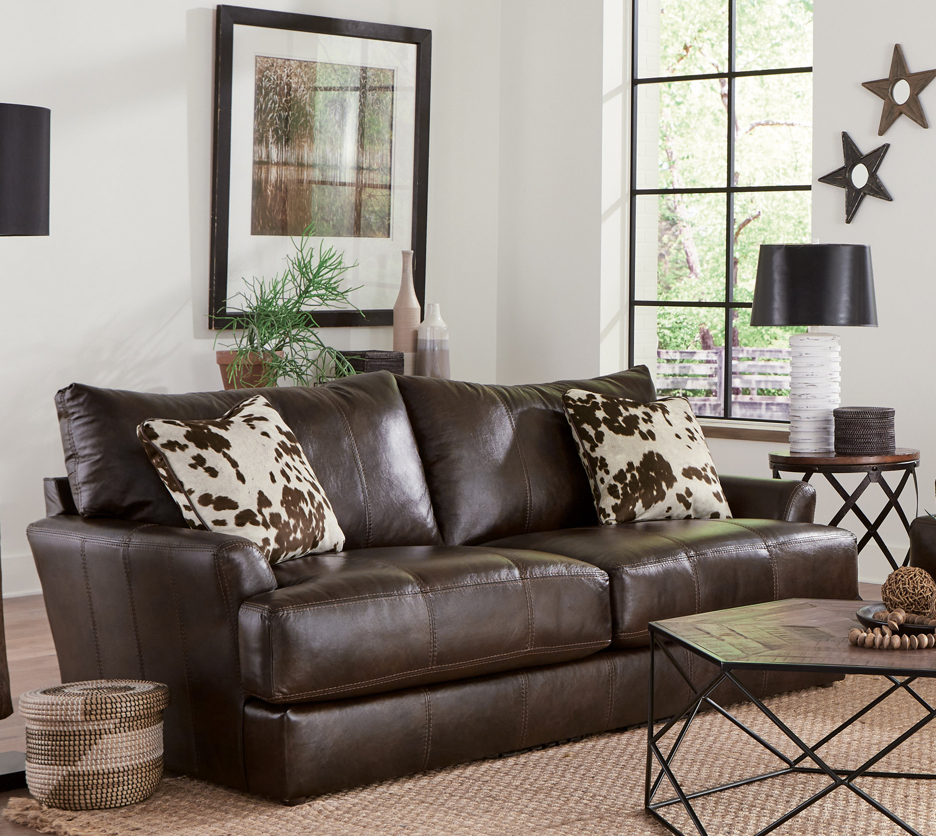 Trent Austin Design® Perrigo 85" Top Grain Italian Leather Match Sofa ... in Exploring the craftsmanship behind the Vincenza 85 inch dark brown leather sofa