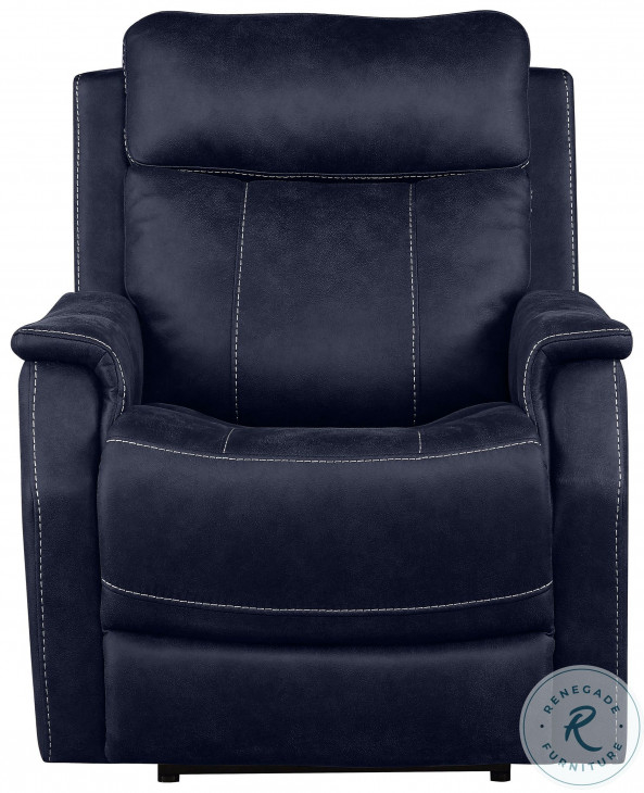 Valencia Ocean Blue Dual Power Reclining Living Room Set With Power ... throughout How the VA950SO Recliner Transforms Your Living Room Experience