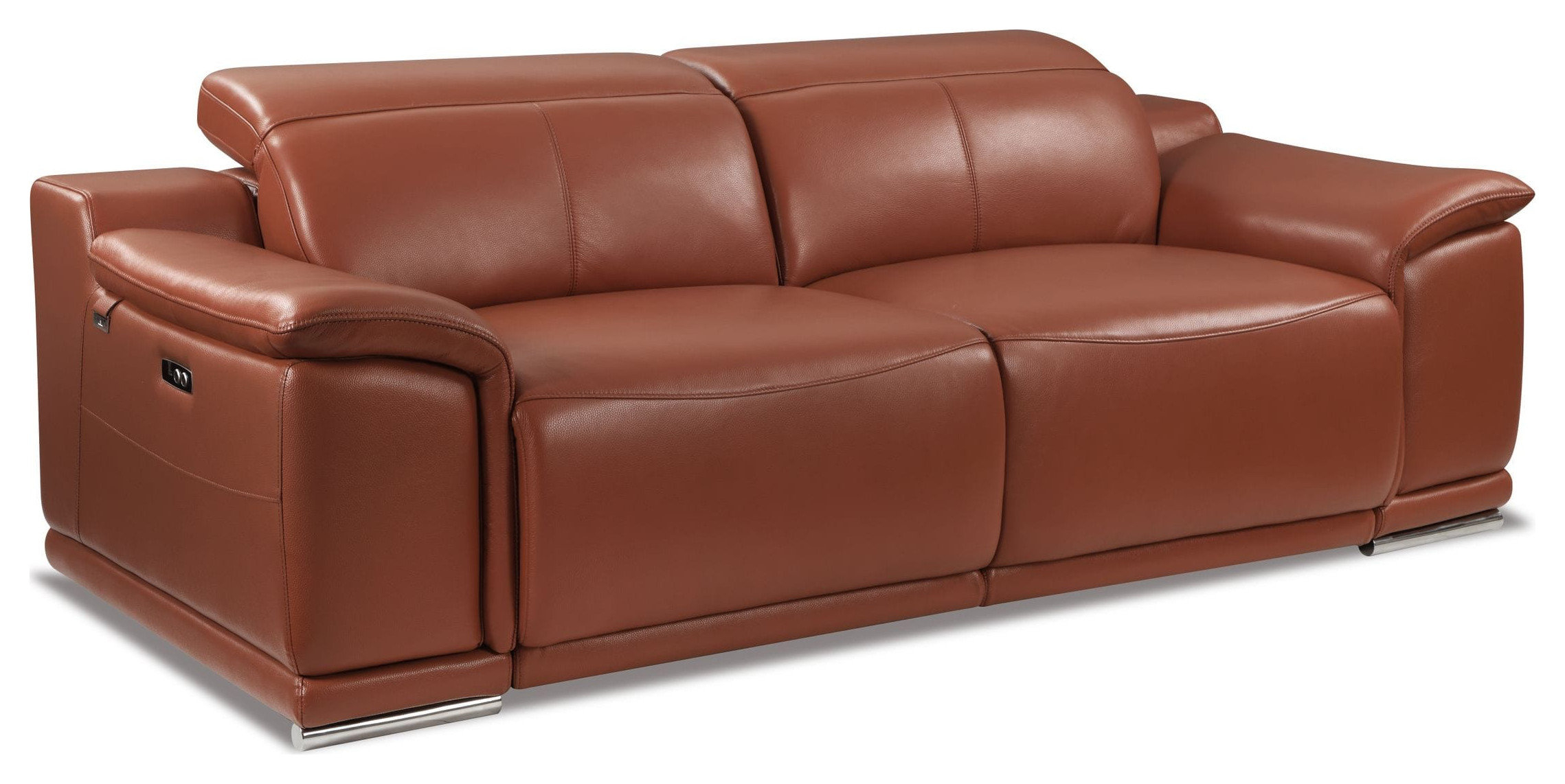 Veneto Italian Leather Power Reclining Sofa - Contemporary - Sofas - By ... for Exploring the Comfort and Elegance of White Leather Reclining Sofas