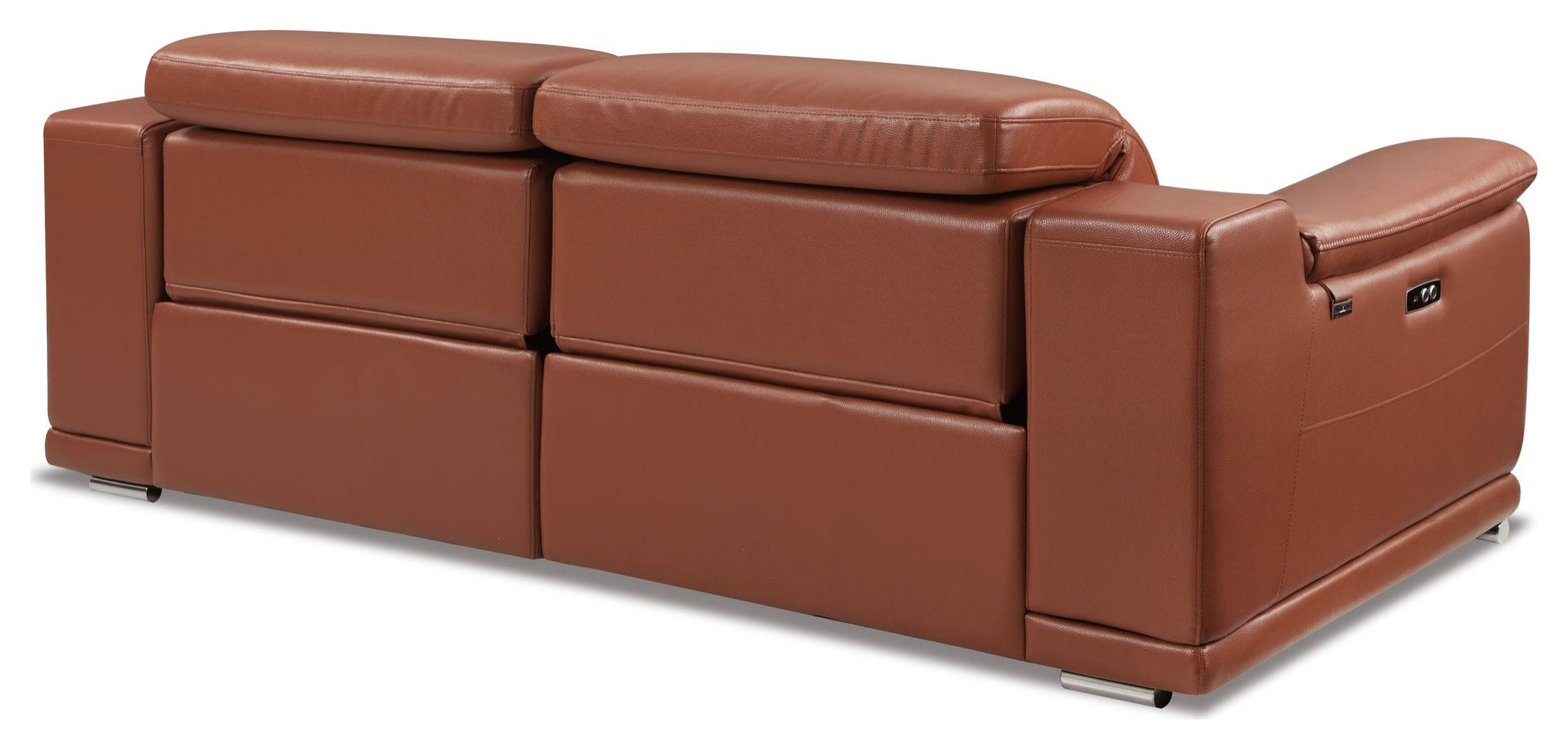 Veneto Italian Leather Power Reclining Sofa - Contemporary - Sofas - By ... in Exploring the Comfort and Elegance of White Leather Reclining Sofas