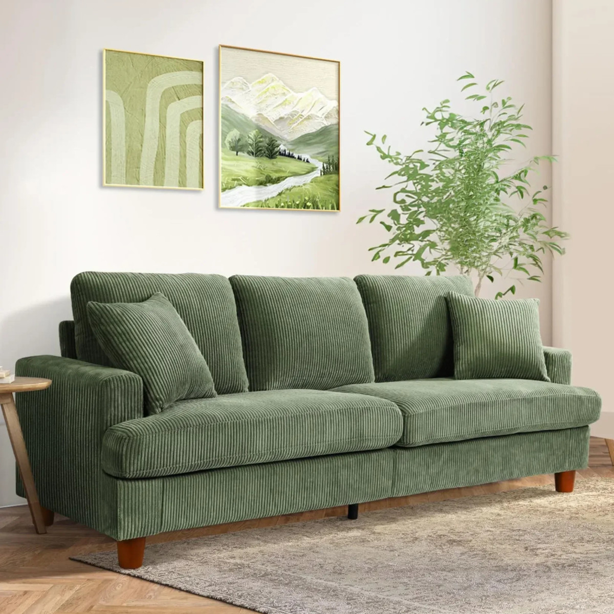 Walmart’s Neche Corduroy 3-Seater Sofa Is A Must-Have - Parade for 84" 3-Seater Sofa, Camel