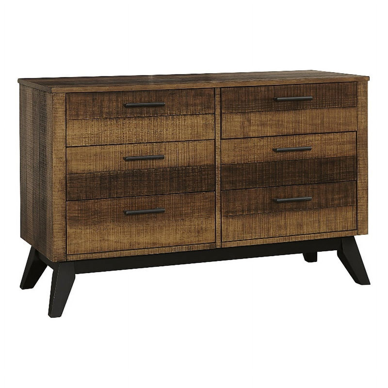 Westwood Design Urban Rustic 6-Drawer Wood Dresser In Brushed Wheat ... throughout Westwood Design Urban Rustic 5-Drawer Transitional Wood Chest In Brushed Wheat