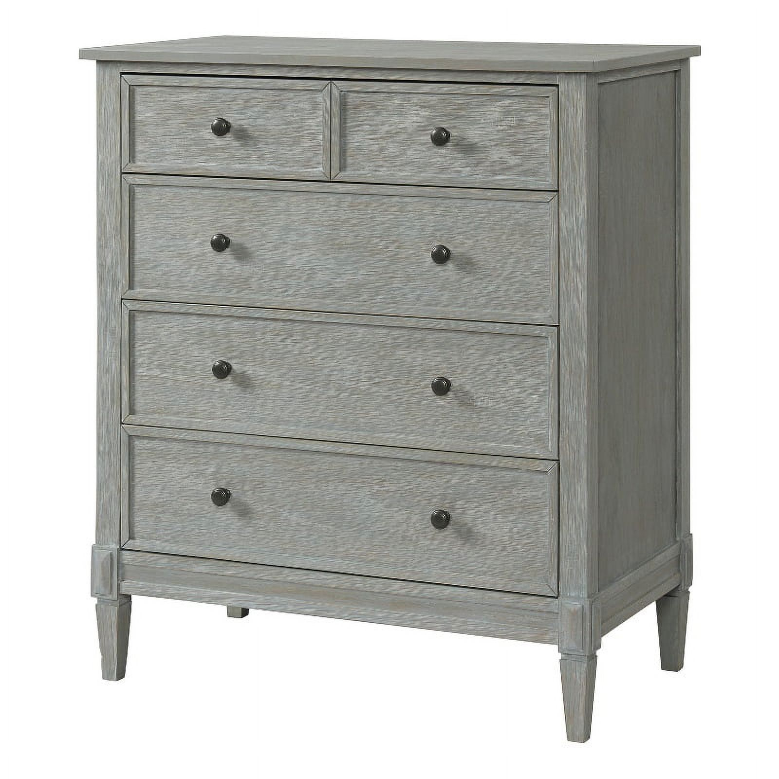 Westwood Design Vivian 4-Drawer Modern Wood Chest In Dawn Gray Finish ... for Westwood Design Rowan 4-Drawer Modern Wood Chest In Ash Linen White Finish