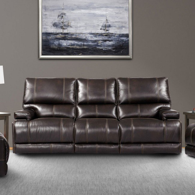 Whitman Power Cordless Sofa (Verona Coffee) Parker Living | Furniture Cart intended for Parker Living Whitman Powered By Freemotion Power Reclining Cordless Sofa, Verona Coffee