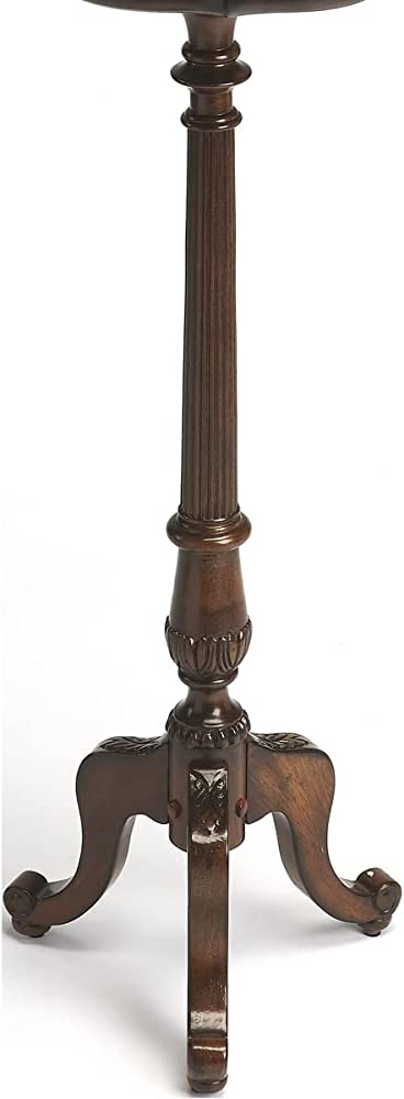 10 Photos Elevate Your Greenery: Understanding Cherry Pedestal Plant Stands inside Butler Chatsworth Plantation Cherry Pedestal Plant Stand
