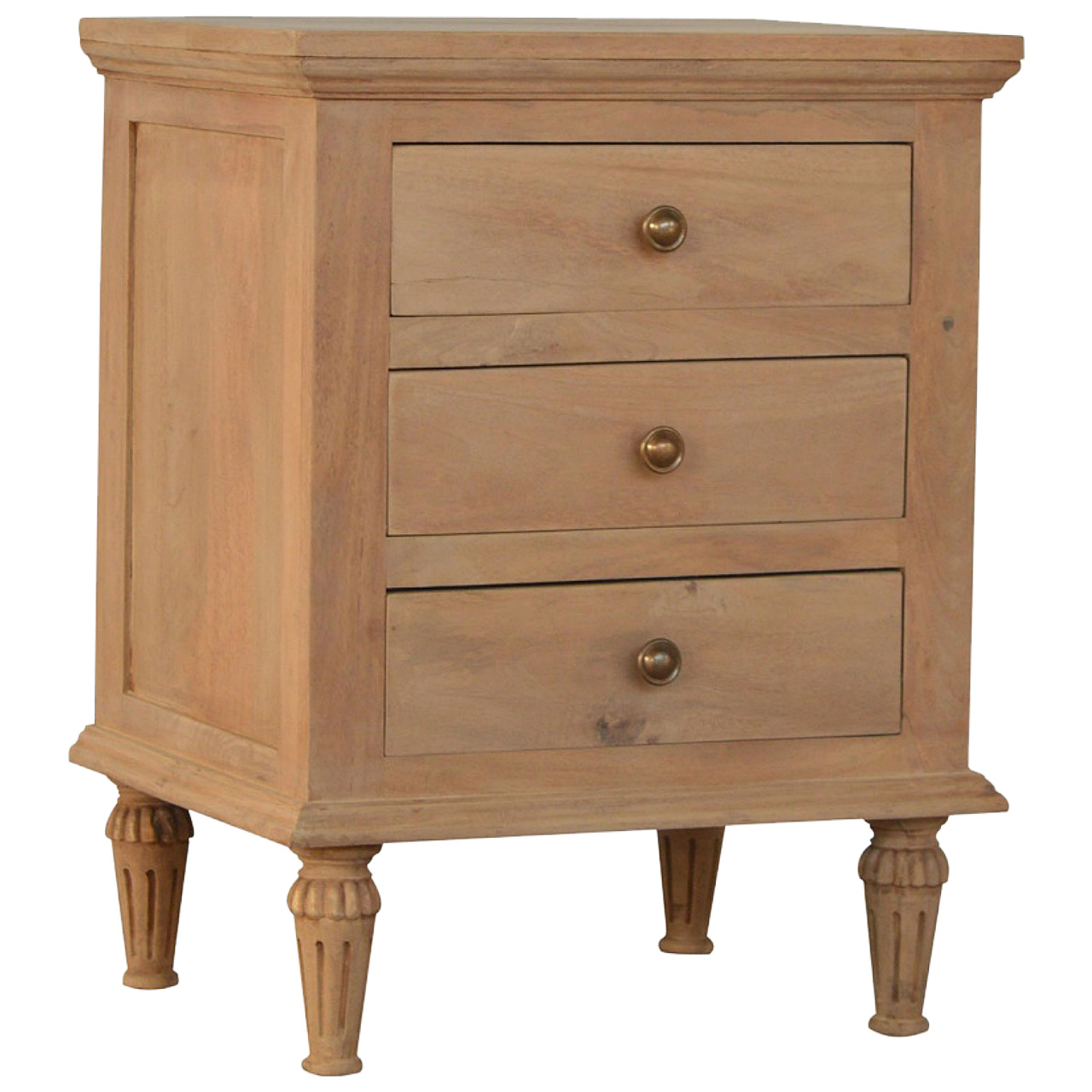 3 Drawer Mango Wood Bedside Table Country Style Furniture Collection with regard to Understanding the Artistry Behind Traditional Mango Wood Furniture Making