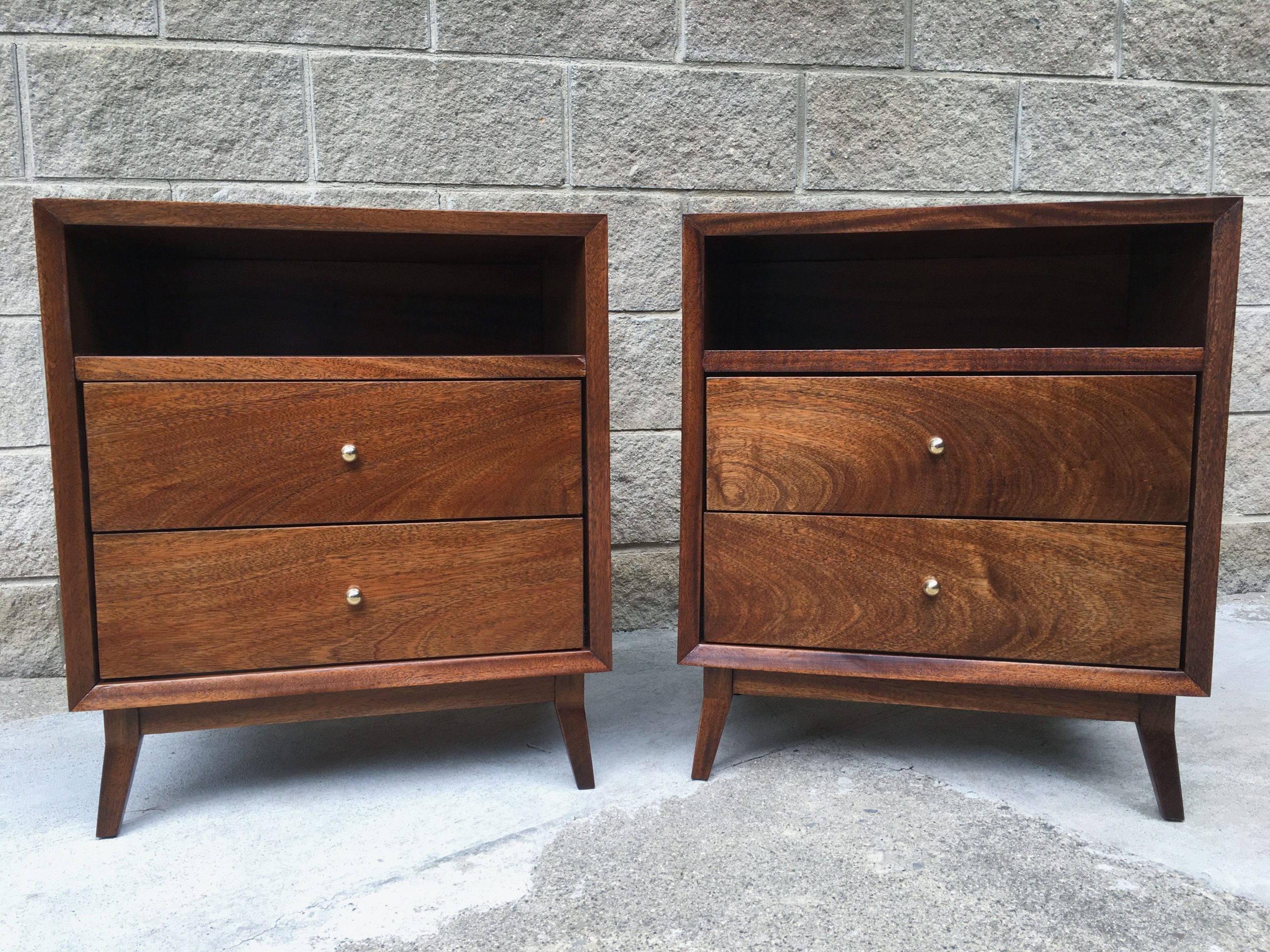 All Modern Mid Century Nightstand At Maddison Jacobson Blog regarding Exploring the Design Philosophy of Benzara BM172817 Mahogany Wooden Nightstand